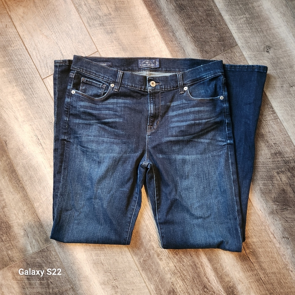 Lucky brand jeans woman, size 14/32 r brooke boot